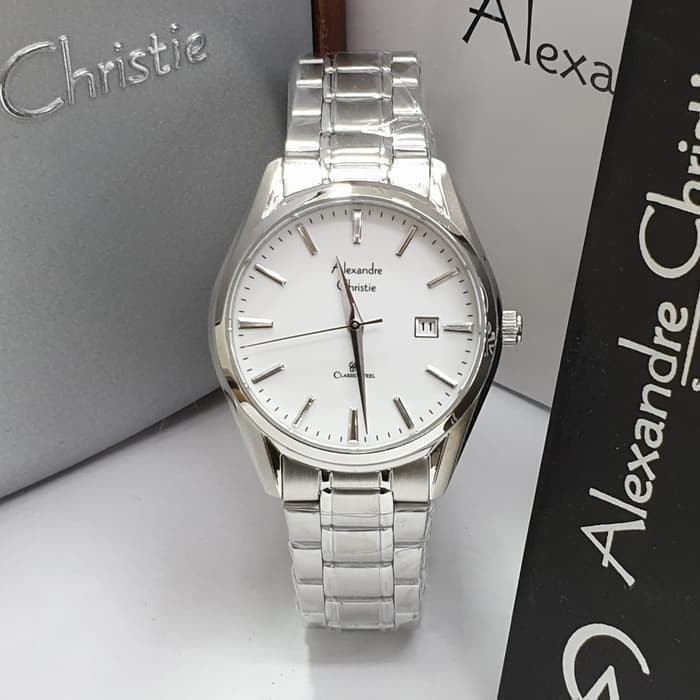 ✨Baru Jam Tangan Wanita Alexander Cristie Ac8554 Silver Original Terbatas