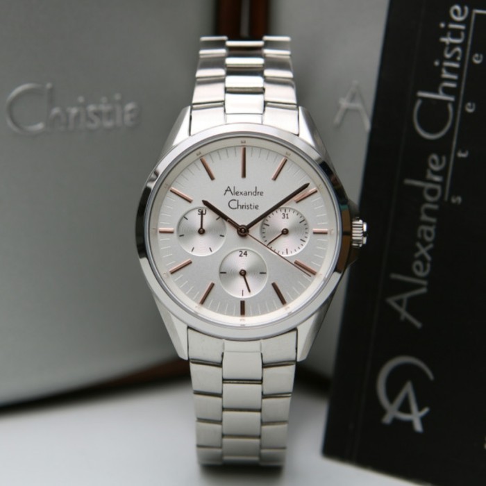 ✨Baru Alexandre Christie Ac 2890 Silver Ac2890 Wanita Original Diskon