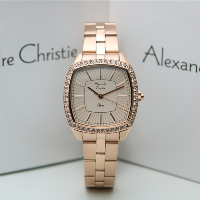 ✨Baru Alexandre Christie Ac 2885 Rosegold Ac2885 Wanita Original Limited
