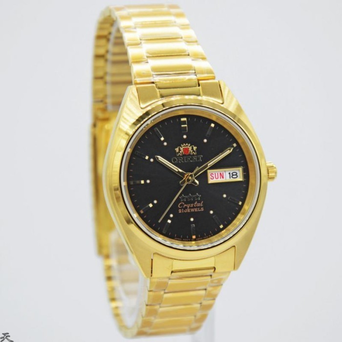 ✨Baru Jam Tangan Wanita Orient Fab00002B9 Automatic Rantai Gold Original Diskon