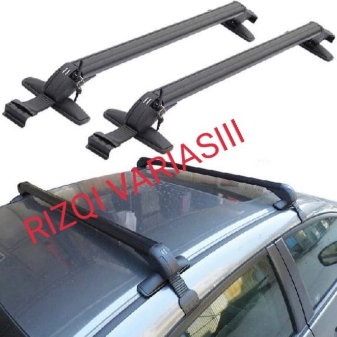 ✨New Ori Cross Bar / Kaki Rak Model Jepit Body Tanpa Roof Rail Mobil Sx4 Berkualitas