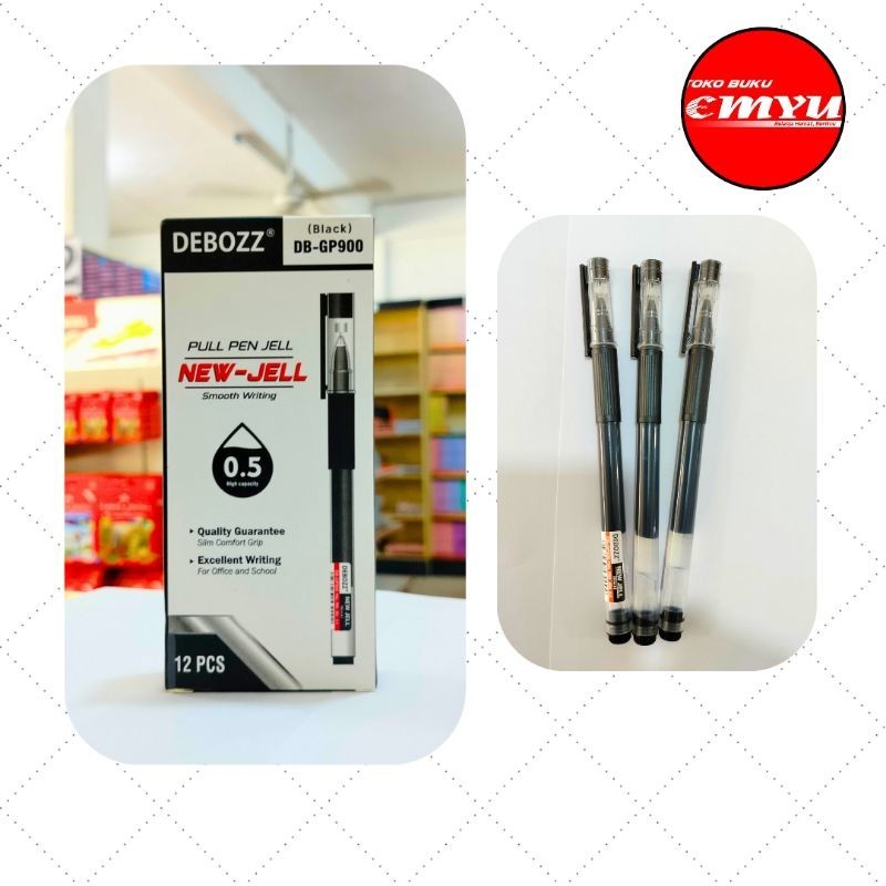 

Pena / Pulpen DB-GP900 Hitam Isi 12pcs