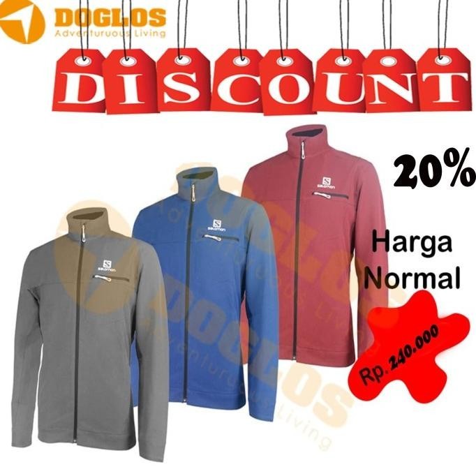 Jaket Softshell Salomon Men Outdoor Non Waterproof