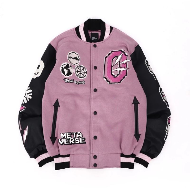 JACKET VARSITY METAVERSE LAVENDER COLOUR OTHERS