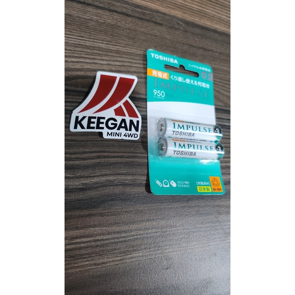 READY Toshiba NiMH Rechargeable IMPULSE Light Type AA Battrey Tamiya RC