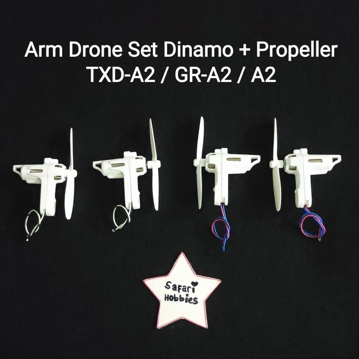 READY Drone TXD-A2 / A2 / GR-A2 Part Arm set Dinamo+Baling2