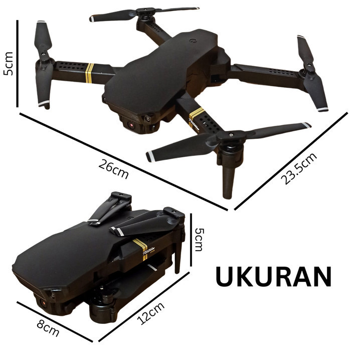READY Drone Dual Camera 4K / Drone Pemula dual Camera / Drone Wifi Fpv