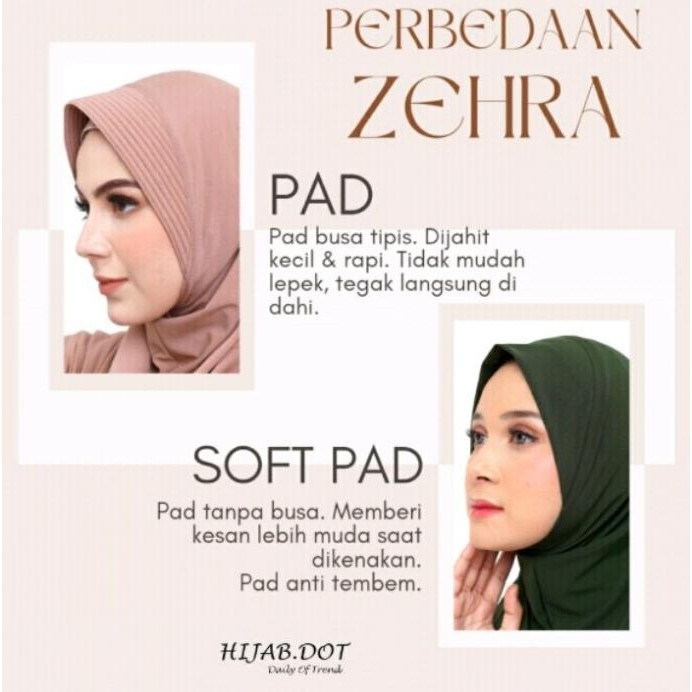 Hijab / Jilbab Sport Syari Zehra / Jilbab Olahraga Syari Zehra Sport Pengiriman Cepat