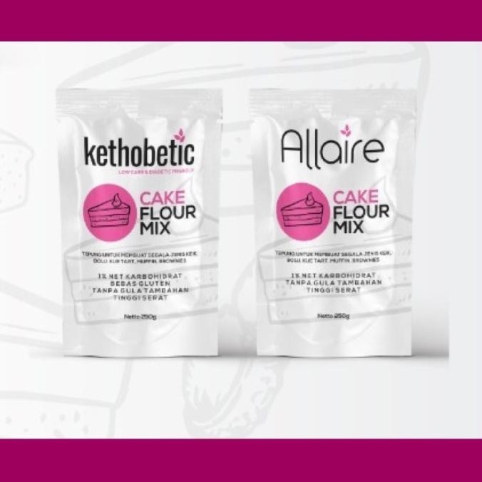 

Ketobetic Cake Flour Mix Tepung Keto untuk Cake 500gr JS1
