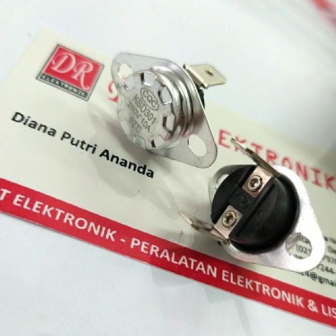 

KSD301 Thermostat dispenser fuse 92 derajat 10A 250v 92c jengkol dre3 Segera Dapatkan