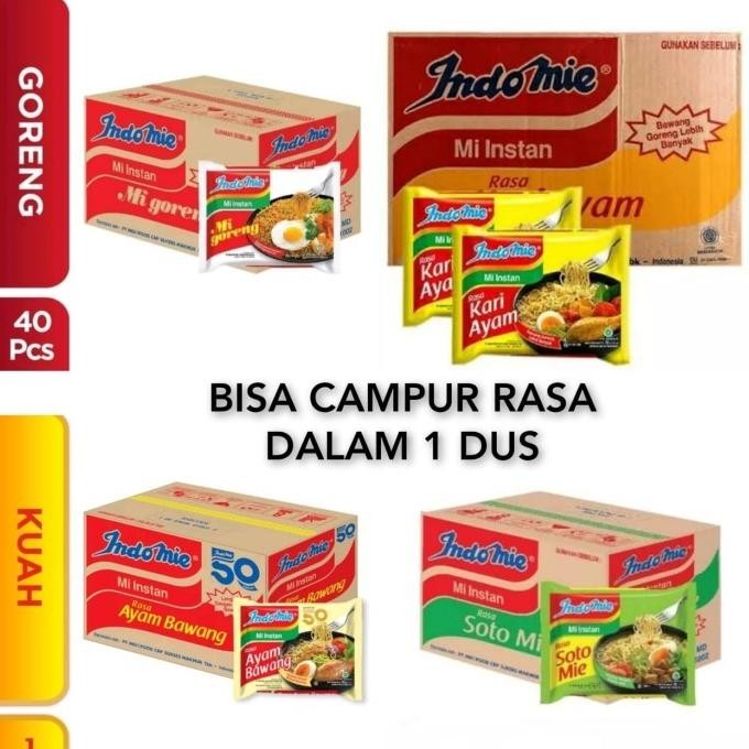 

Sb Collection Indomie 1 Dus Isi 40 Pcs / Bisa Campur