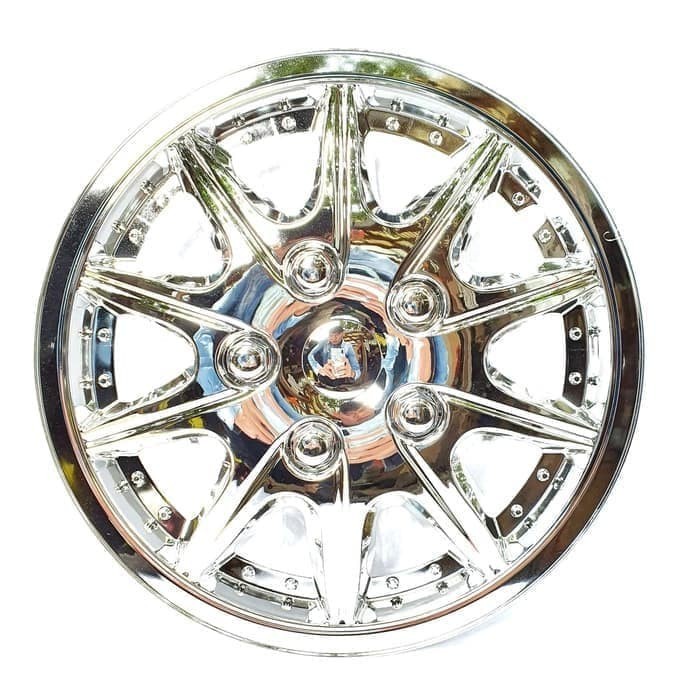 [New Ori] Dop Roda Ring 14 Inc Crom - Cover Velg Dop Ring 14 Inc Crom Type 5004 Terbaru