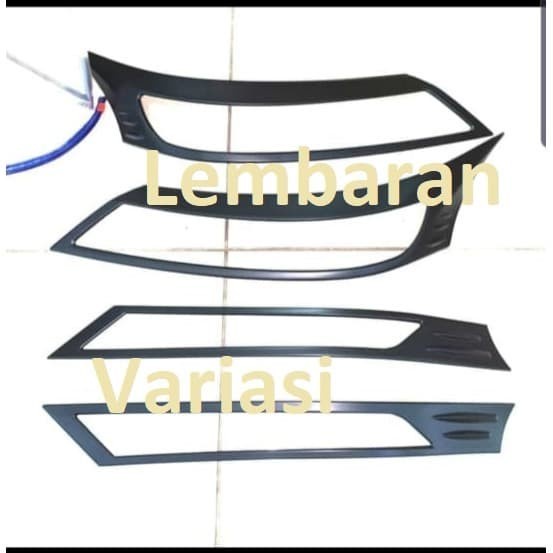 [New] Garnish Lampu Depan Avanza 2018-2020Hitam Diskon