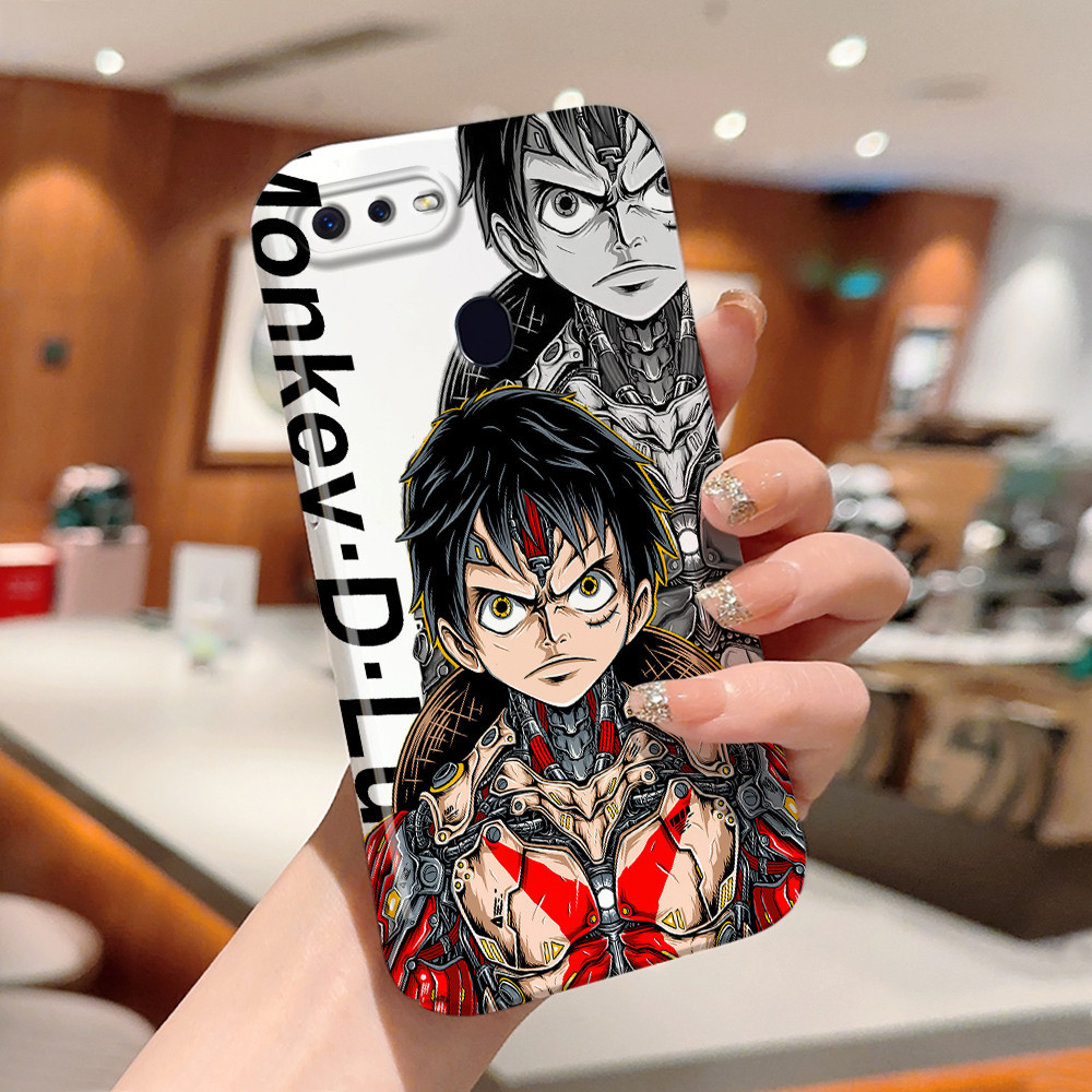 Hard case Akrilik Feilin Kompatibel Untuk OPPO F9 F11 Reno 5 Reno8 5G aesthetics ponsel casing  Pola