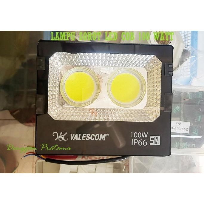 TERBARU - Lampu Sorot Tembak Led COB 100 Watt Valescom