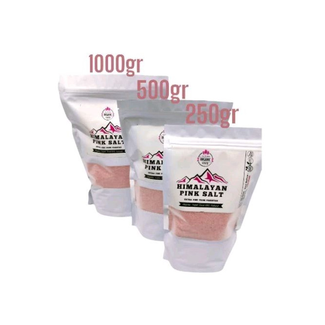 

Garam Himalaya Pink Salt Organic // Original Premium Asli NON GMO