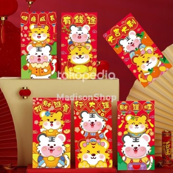 

DFG - Angpao Tahun Baru Macan 2022 Angpau Panjang Ampao Bagus Harga Grosir TERLARIS