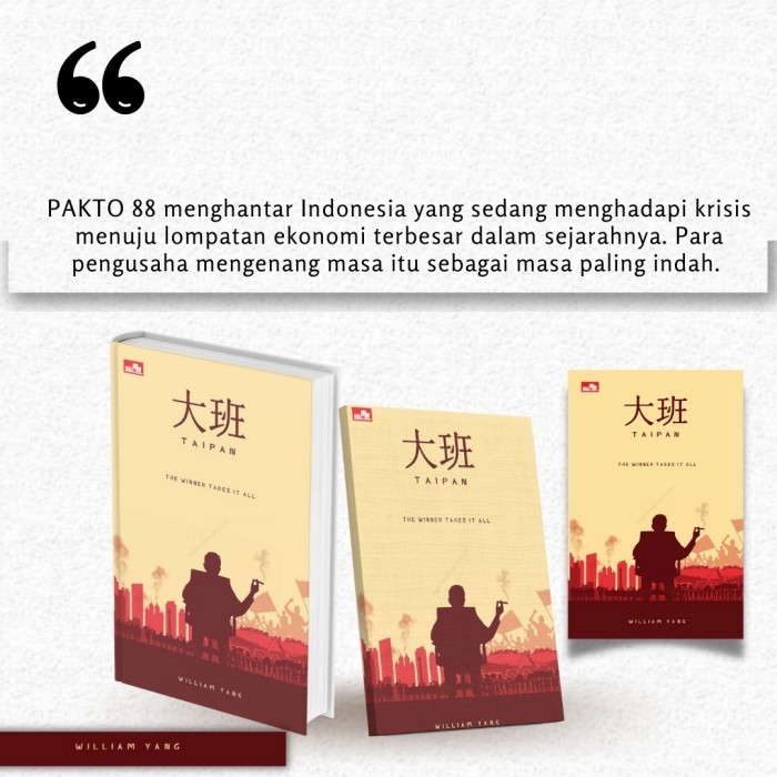 

[Baru] Buku Historis Taipan The Winner Takes It All Terbatas