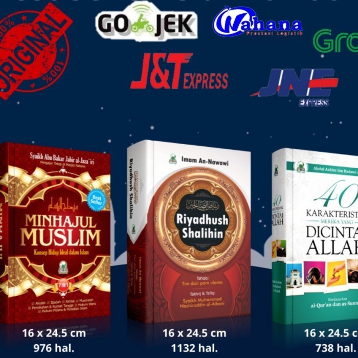 

[Baru] Paket Buku Islam Darul Haq - Riyadhus Shalihin Minhajul Muslim Terbatas
