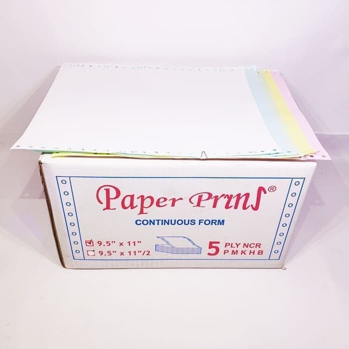 

[Baru] Countinous Form Paper Pryns 95X11 5Play Per Box⠀⠀ Terbatas