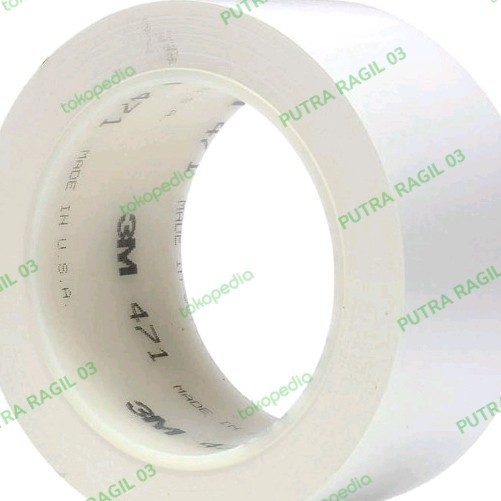 

[Baru] 3M 471 White Lakban Lantai Size 2In×33Meter Terbaru