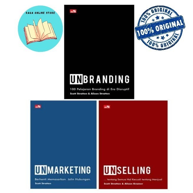 

[Baru] Bundling Buku Unbranding Unmarketing Unselling By Scott Stratten Terbatas