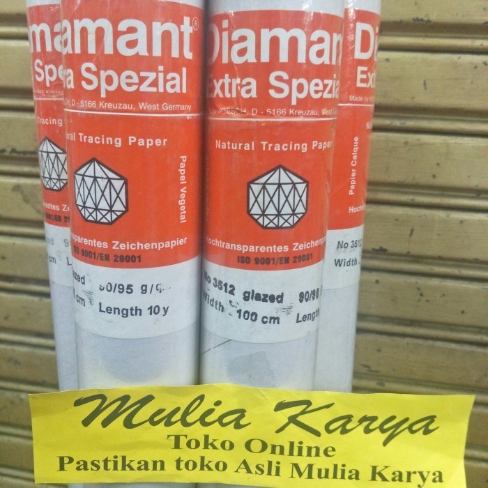 

[Baru] Kalkir Rol 90/95 1X10 Yard Tracing Paper Diamant Limited