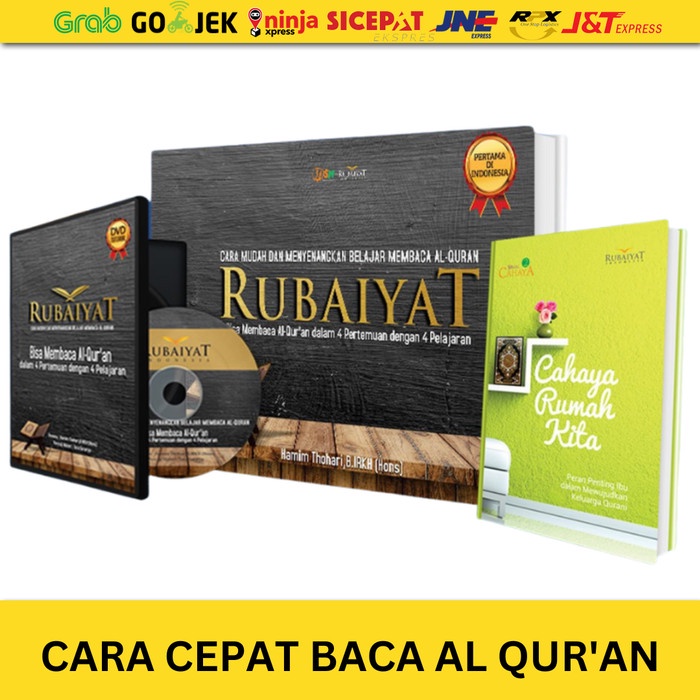 

[Baru] Buku Dan Dvd Rubaiyat Cara Cepat Bisa Baca Al-Quran Dalam 4 Jam Berkualitas