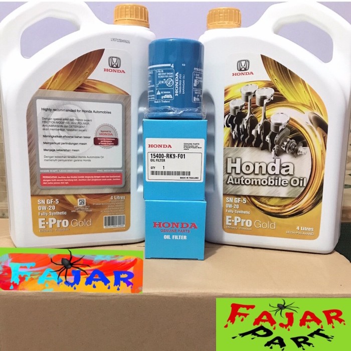 ✅COD Oli Mesin Mobil Honda Epro Gold Ow-20 4L Mobilio Brio Freed Jazz Rs Limited