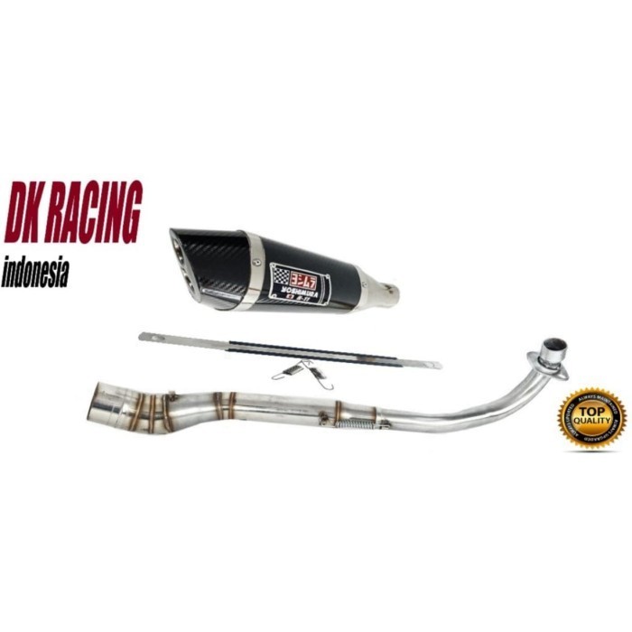 ✅New Ori Knalpot Racing Honda Supra X125 Yoshimura R11 Fullsystem Carbon Terbatas