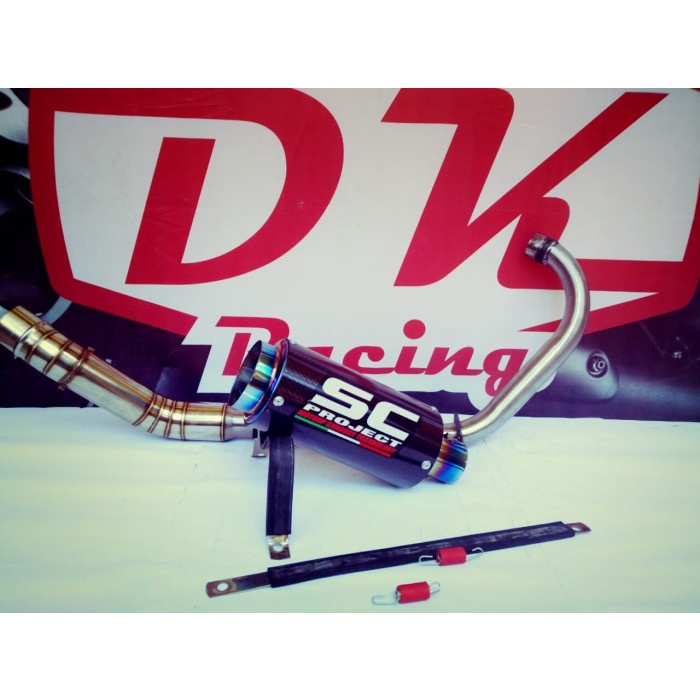 ✅New Ori Knalpot Racing Yamaha Scorpio Sc Project Ngebass Berkualitas