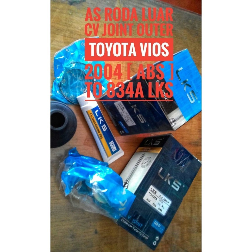 ✅New Ori As Roda Luar Cv Joint Vios 2004 Yaris 2009 S/D 2011 Sensor To 834A Lks Berkualitas