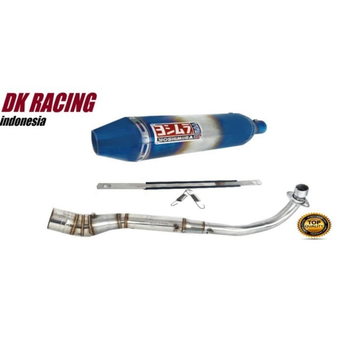✅New Ori Knalpot Racing Yamaha Vega R Yoshimura Usa Fullsystem Pelangi Berkualitas