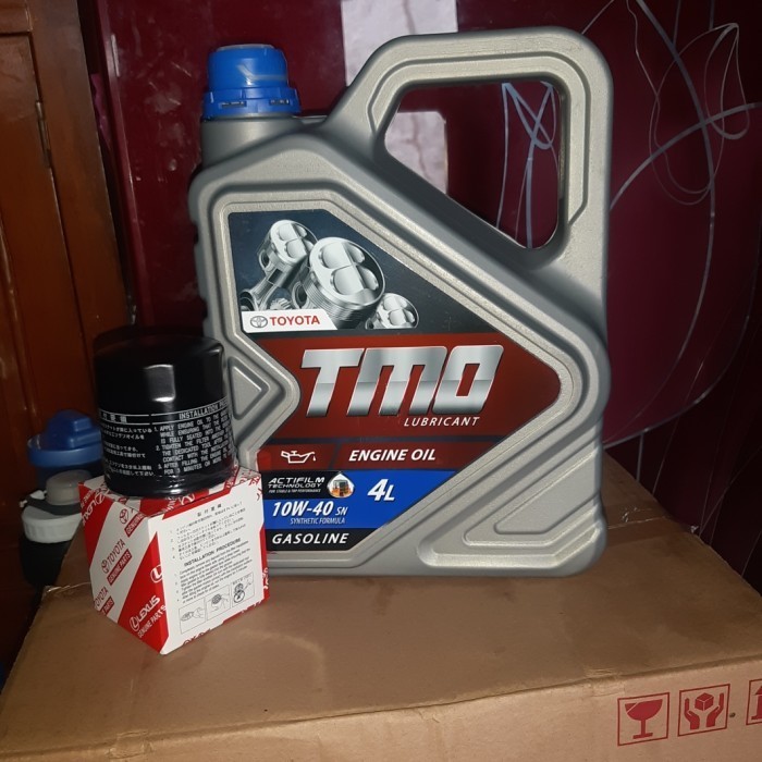 ✅COD Paket Oli Mesin.Toyota Tmo 10W.40.Mobil Starlet.Gread 2Itam Terbaru