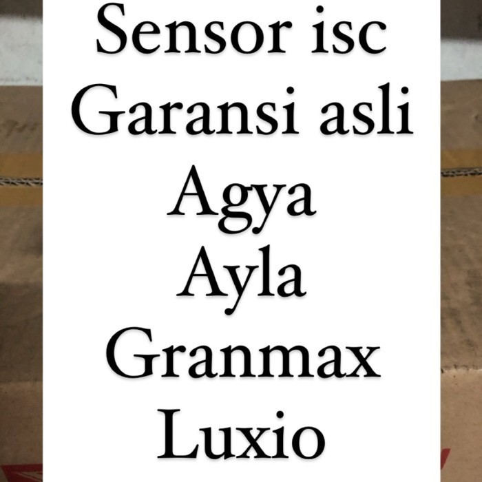 ✅New Sensor Isc Idel Speed Control Garansi Asli Granmax Luxio Agya Ayla Terbaru