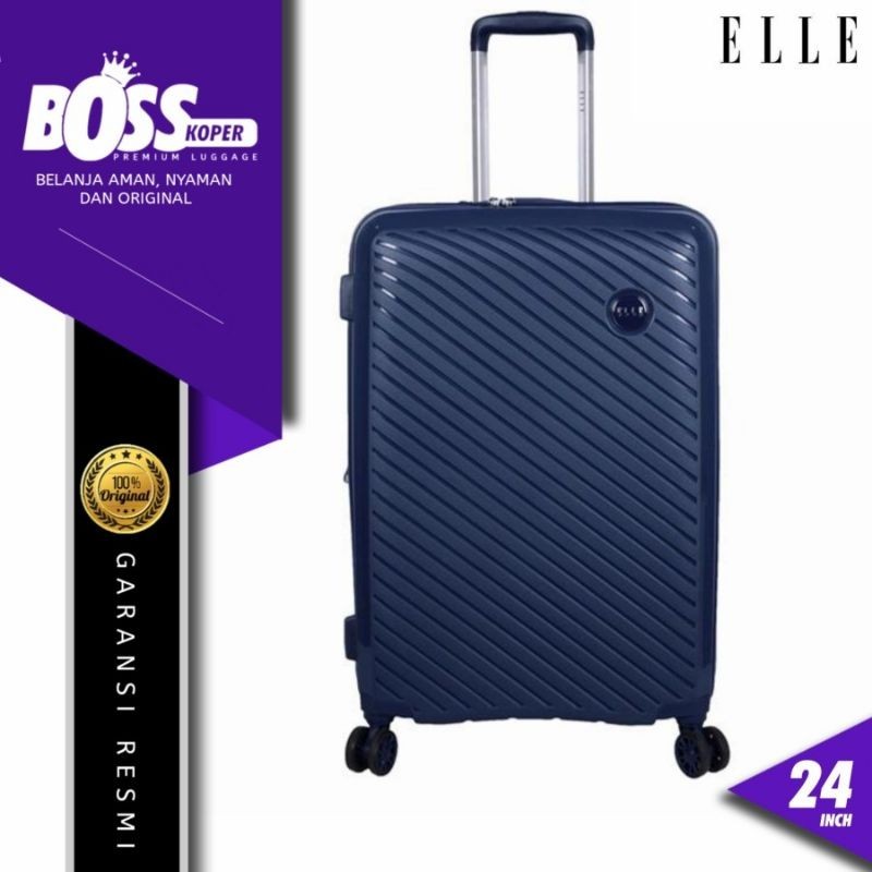 Koper 24 Inch Medium ELLE Hardcase Polyproylene Kuat Original