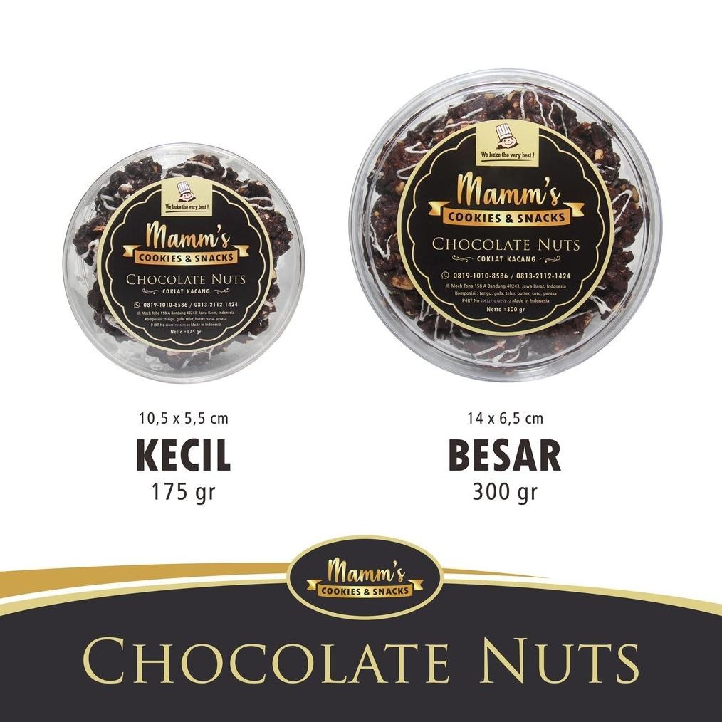 

TRE Coklat Kacang BESAR Chocolate Nuts Kue Kering Toples Lebaran Natal Imlek Murah Snack Mammscookies TERLARIS