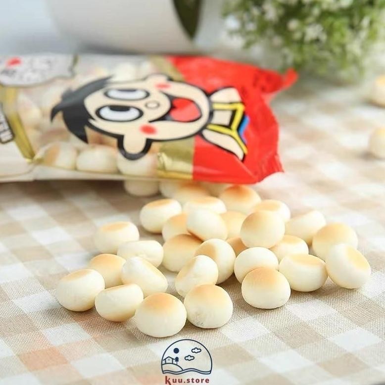 

TRE WANT WANT BALL CAKE MILK FLAVOR - CEMILAN CHINA - KUUSTORE TERLARIS