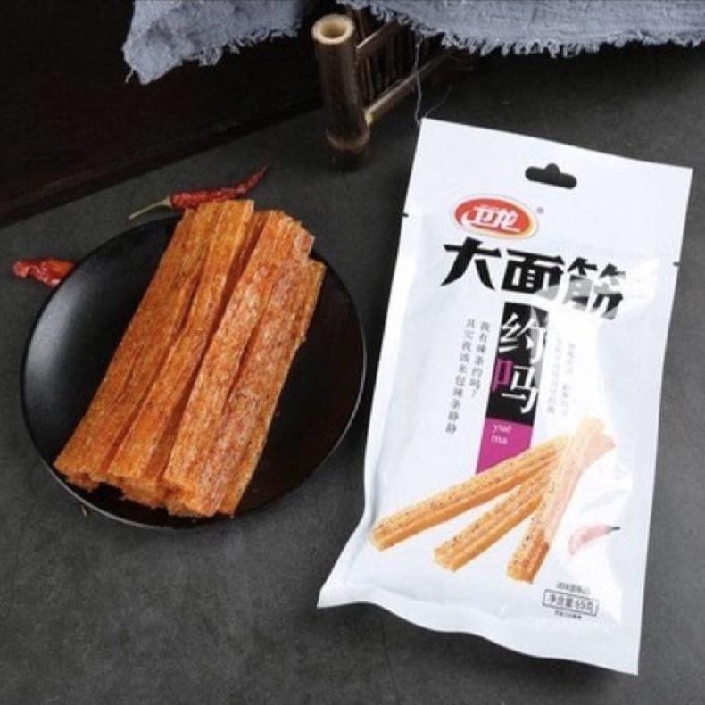 

TRE (HALAL) Paket Murah - Latiao - Cemilan Pedas Siap saji khas china / snack china 65Gram TERLARIS