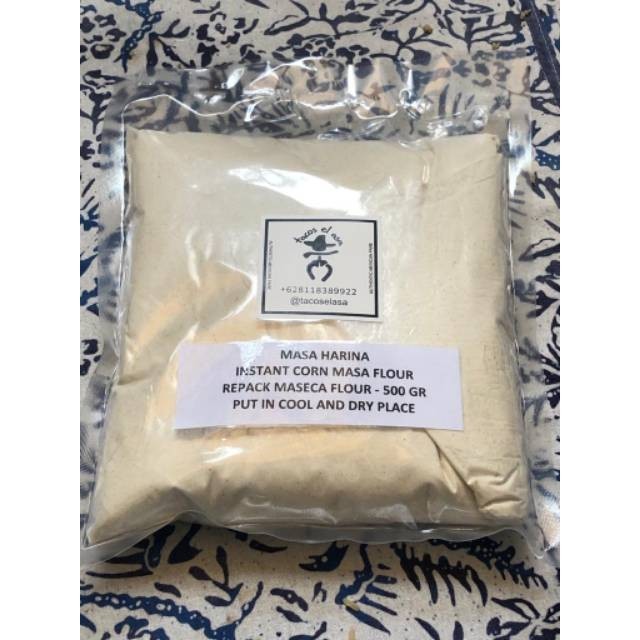 

Masa Harina Maseca Flour Tepung Jagung Tortilla Nixtamal 500 Gr