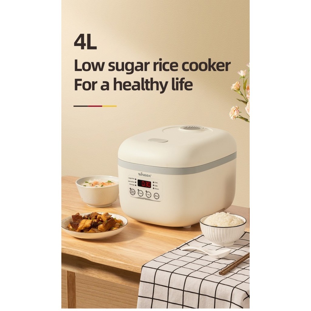 [Baru] Cookston Rice Cooker Low Carbo Low Sugar 4L With Water Tank Terbatas