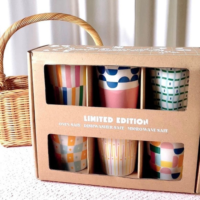 GELAS KERAMIK RETRO BY CARRAMICA