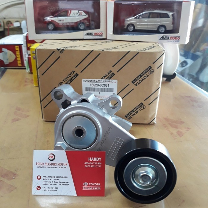 [New Ori] Tensioner Stelan Fanbelt Innova Fortuner Bensin Original Toyota Diskon