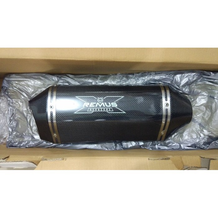 [New] Knalpot Slip On Carbon Remus Hexacone Yamaha R6 Yzf-R6 Original Terbaru