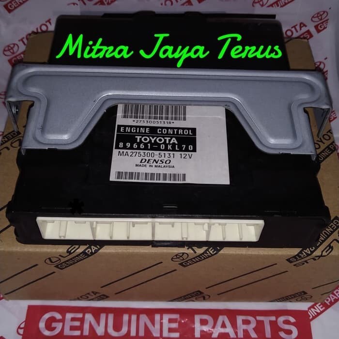 [New] 89661-0Kl70 Ecu Computer Engine Control Fortuner Bensin Matic Limited