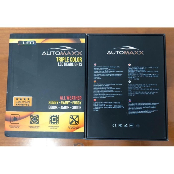 [New] Led Automaxx Tc 3 Warna 3000K 4500K 6000K H4 Garansi 6 Bulan Diskon