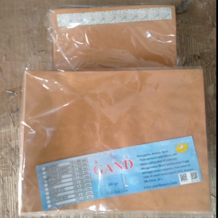 

Amplop 1/2 Folio Seal Gand