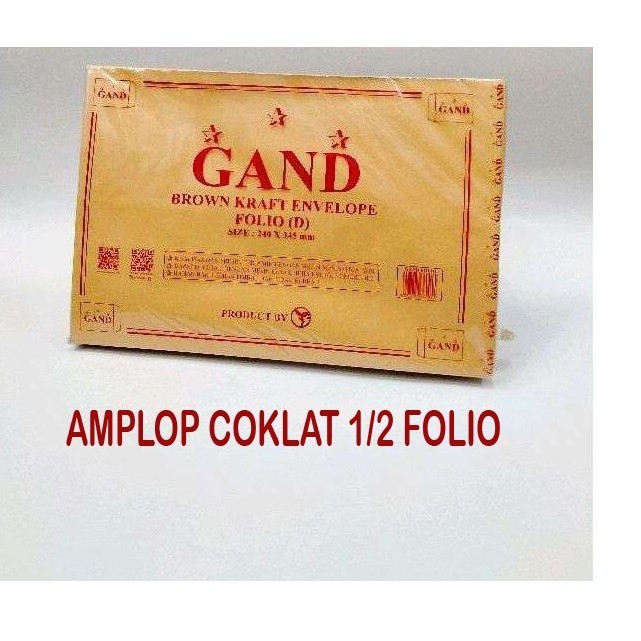 

Amplop 1/2 Folio Gand
