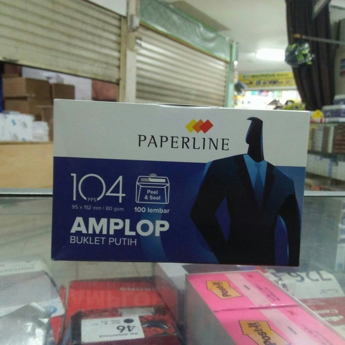 

Amplop Putih Paperline No.104 1 Pack Isi 100 Lembar