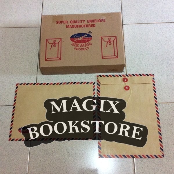 

Amplop Tali Folio F4 Airmail Paravion Super Quality Envelope